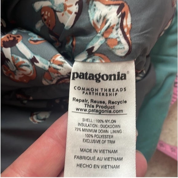 Rare Patagonia women’s bivy vest, mushroom lining size medium - Picture 7 of 9